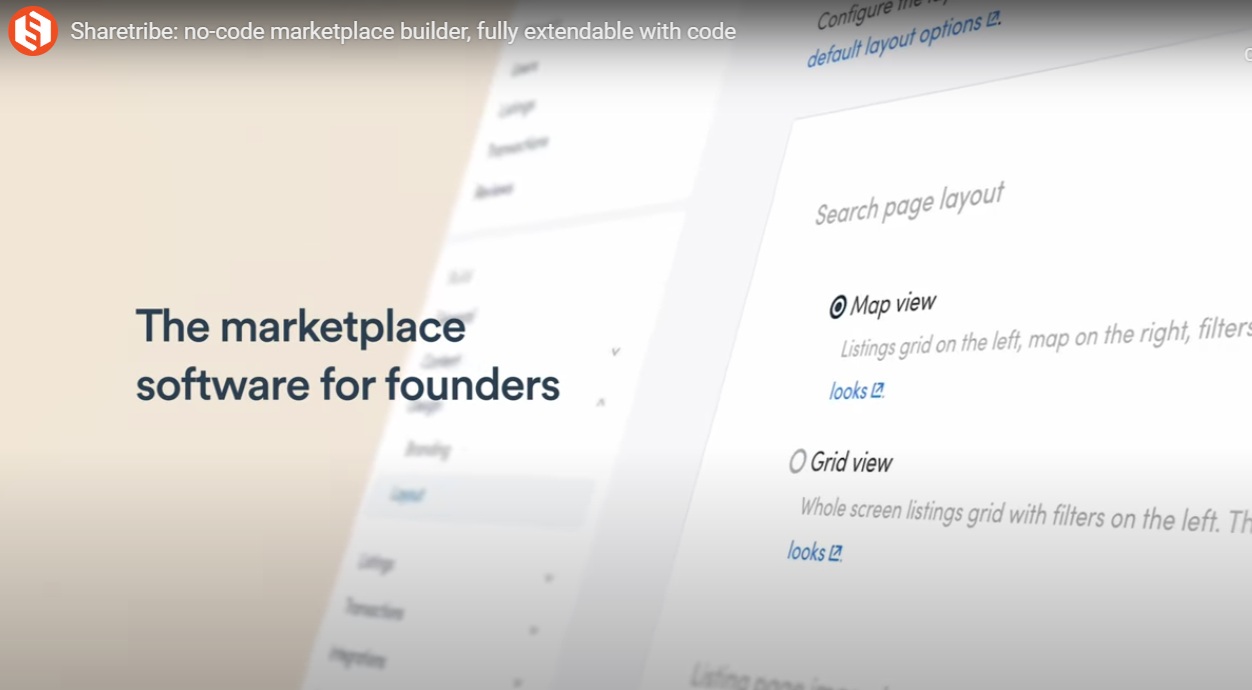 Sharetribe is a software for online business creation
